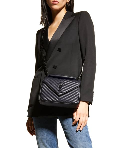 ysl college bag medium black|ysl small college bag.